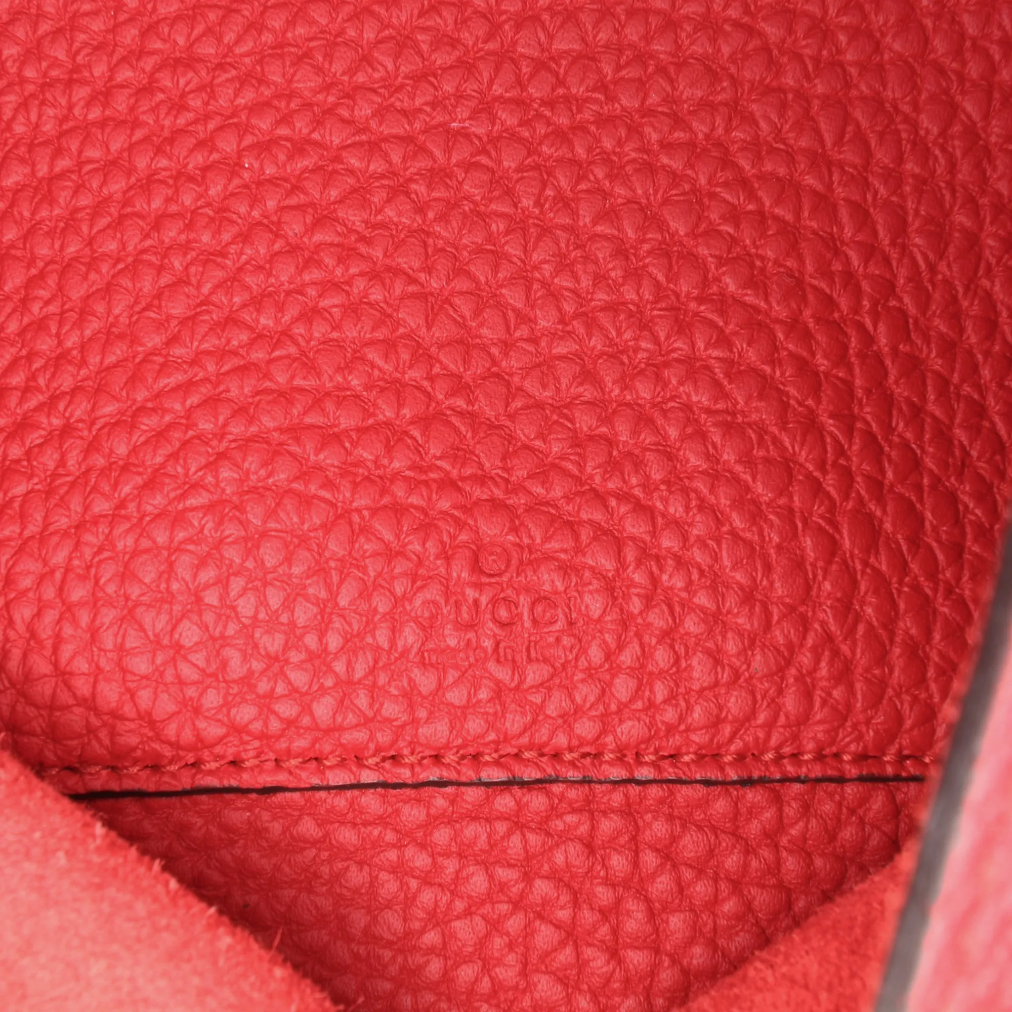 Red Gucci Leather Soft Jackie Convertible Crossbody