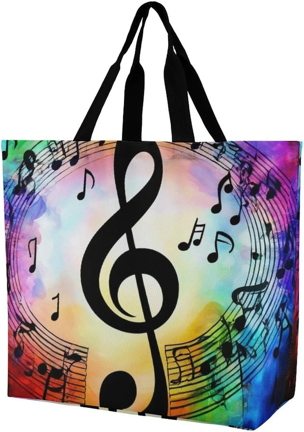 Reusable Grocery Bag for Women, Portable Large Shopping Storage Bag Casual Shoulder Handbags