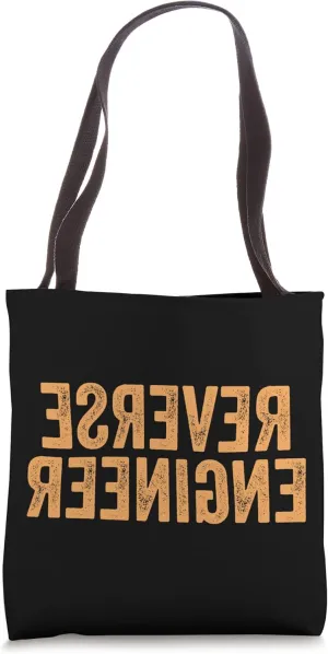 Reverse Engineering Computer Science Software Code Program Tote Bag