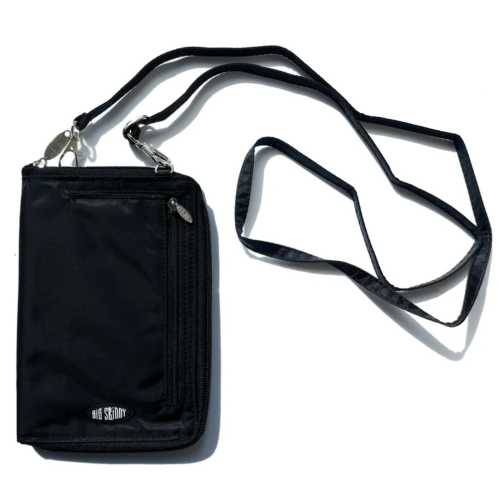 RFID Blocking Cambridge Crossbody Phone Wallet Black