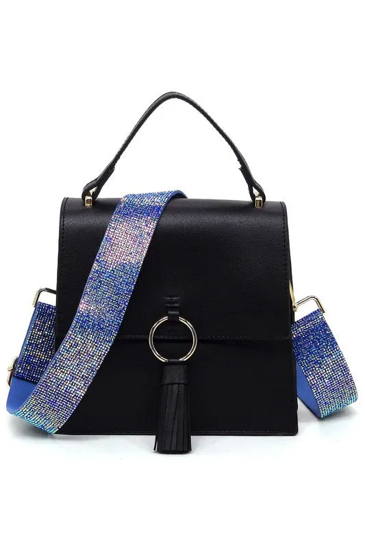 Rhinestone Crossbody Guitar Strap