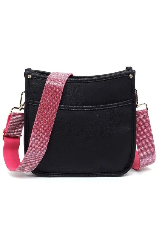 Rhinestone Crossbody Guitar Strap