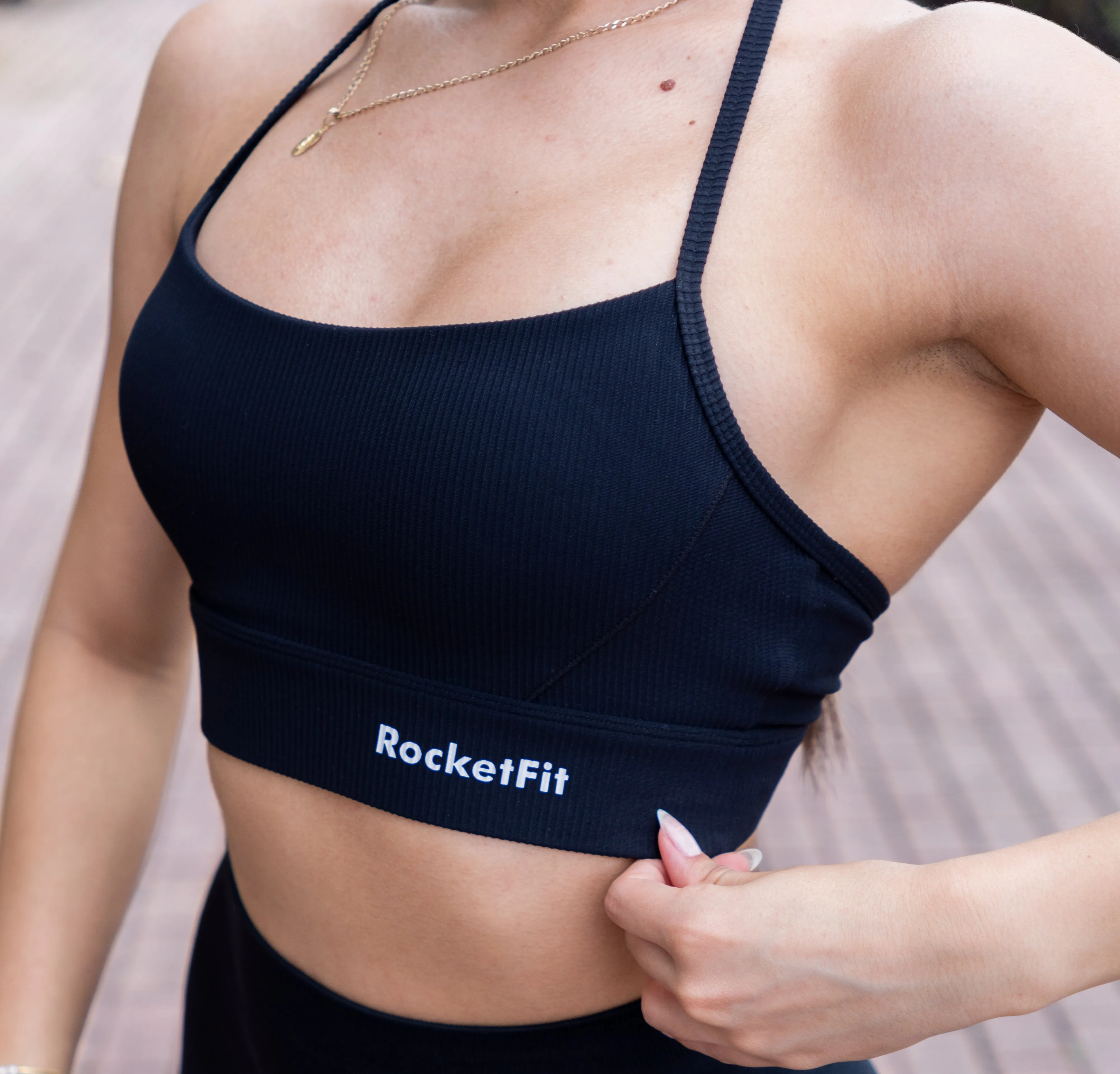 Ribbed Sports Bra