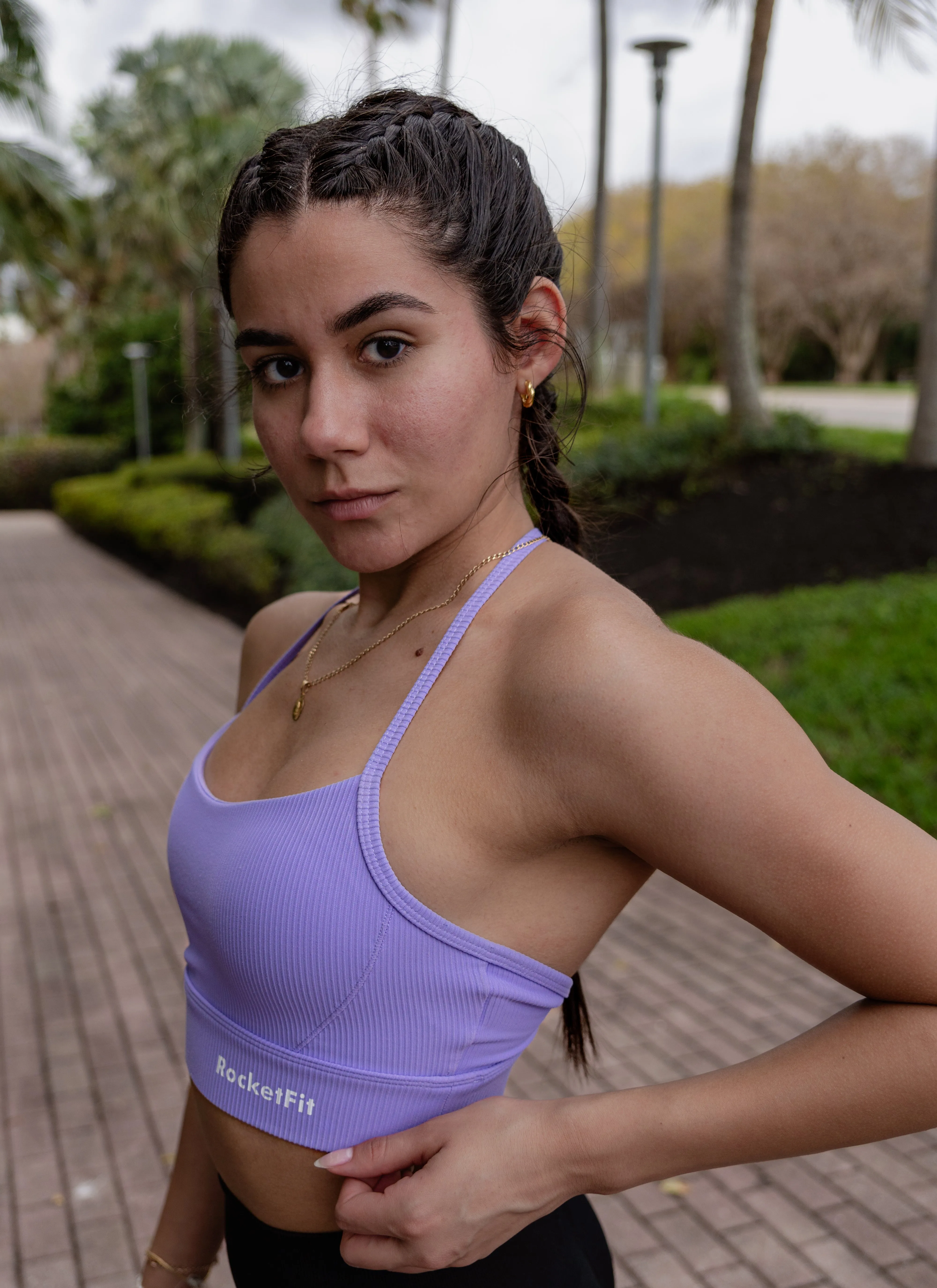 Ribbed Sports Bra