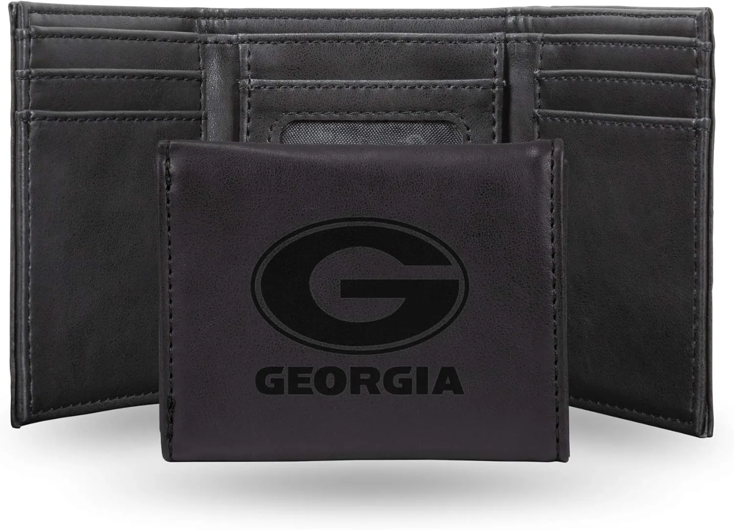Rico Industries NCAA Laser Engraved Trifold Laser Engraved Tri-Fold Wallet - Men's Accessory