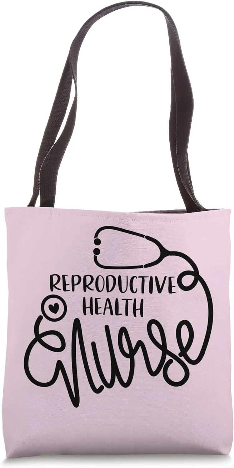 RN Reproductive Health Nurse NP Cute Fertility Nursing Tote Bag