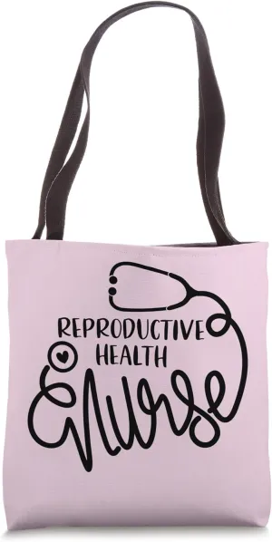 RN Reproductive Health Nurse NP Cute Fertility Nursing Tote Bag