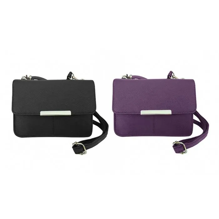 Roma Leather Crossbody Purse with Adjustable Strap