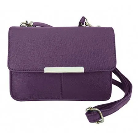 Roma Leather Crossbody Purse with Adjustable Strap