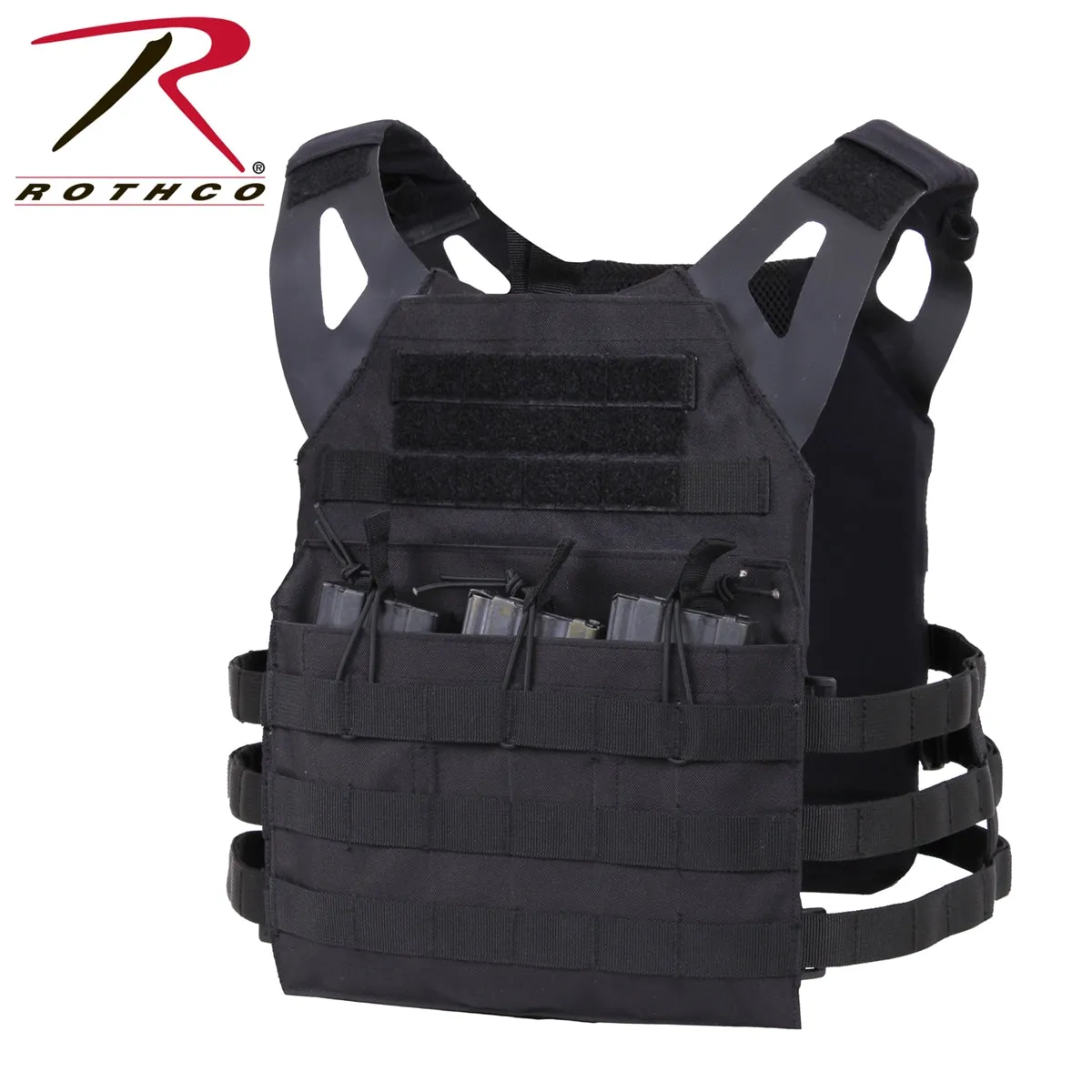 ROTHCO LIGHTWEIGHT PLATE CARRIER - BLACK