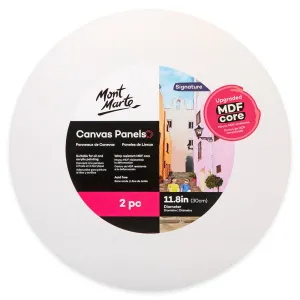 Round Canvas Panel Signature 30cm 2 Piece (11.8in)