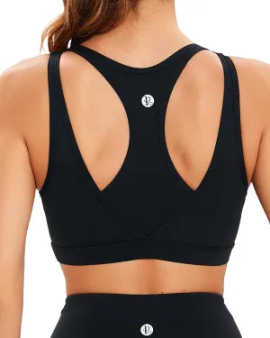 RUNNING GIRL Sports Bras for Women High Support,Molded Cup High Impact Sports Bra Racerback Workout Yoga Running Bra