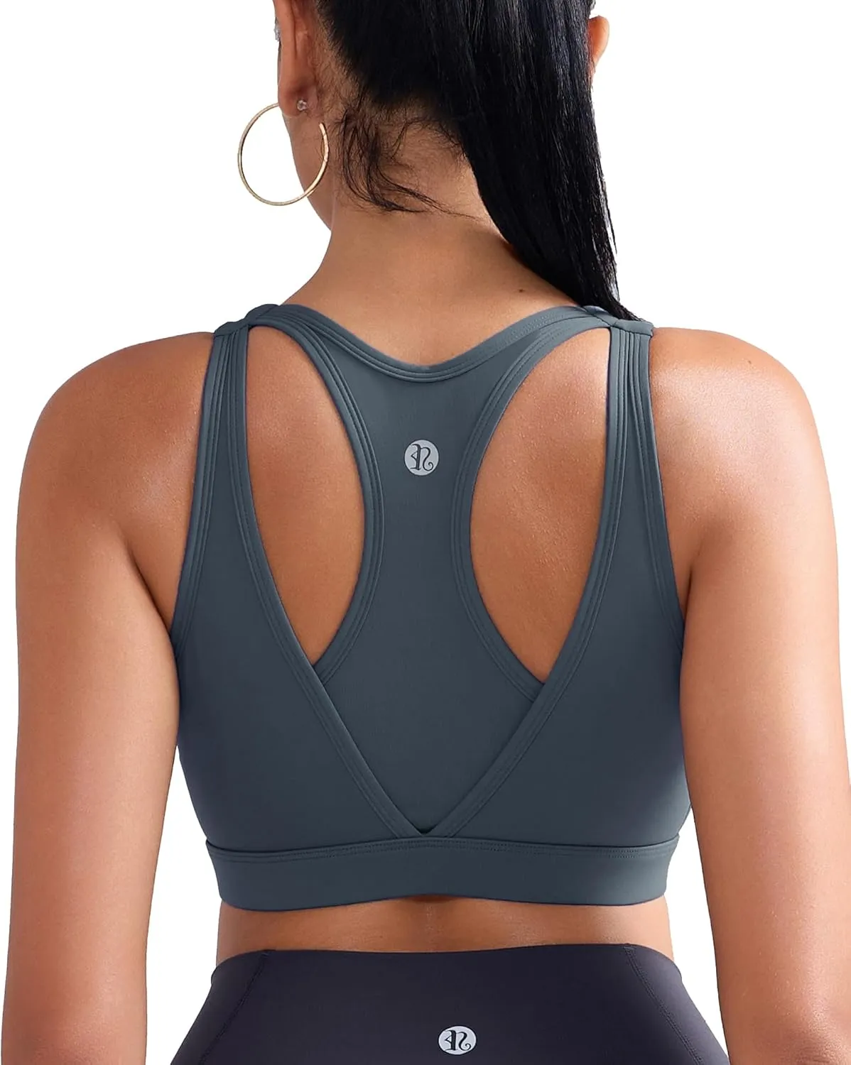 RUNNING GIRL Sports Bras for Women High Support,Molded Cup High Impact Sports Bra Racerback Workout Yoga Running Bra