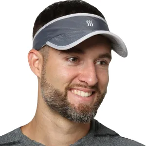 SAAKA Lightweight Visor for Men. Best for Running, Golf, Tennis & All Sports. Ultra Light & Adjustable.