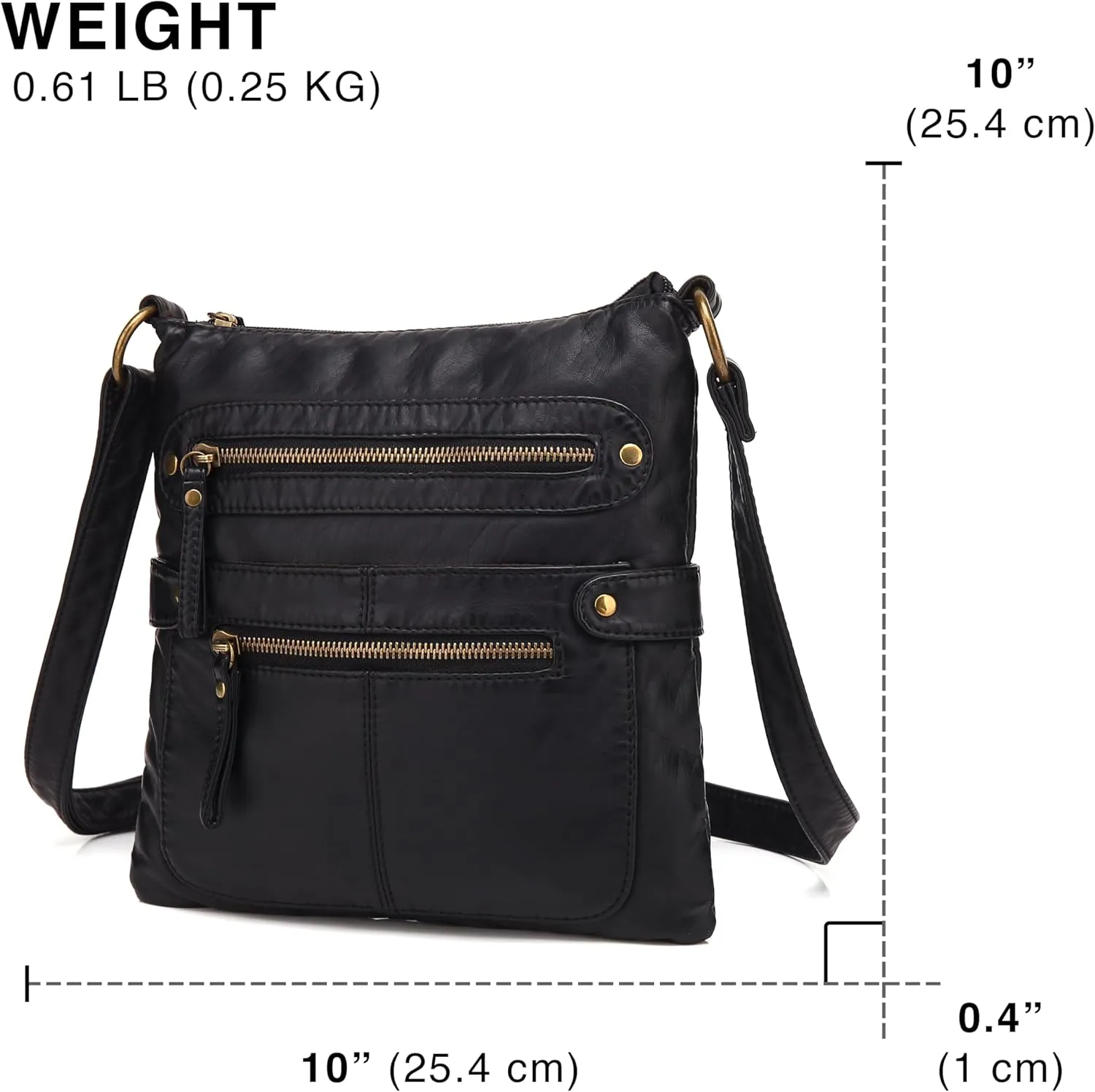 Scarleton Crossbody Bags for Women Travel Bag Purses and Handbags Multi Pocket Shoulder Bag Ultra Soft Faux Leather, H1693