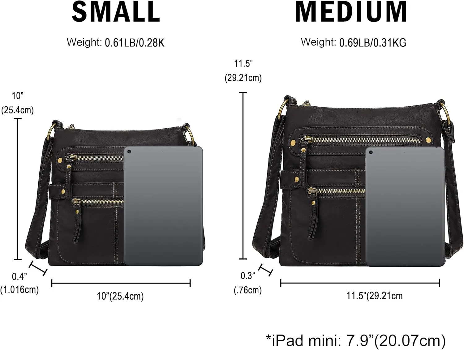 Scarleton Crossbody Bags for Women Travel Bag Purses and Handbags Multi Pocket Shoulder Bag Ultra Soft Faux Leather, H1693