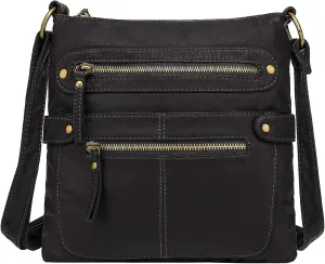 Scarleton Crossbody Bags for Women Travel Bag Purses and Handbags Multi Pocket Shoulder Bag Ultra Soft Faux Leather, H1693