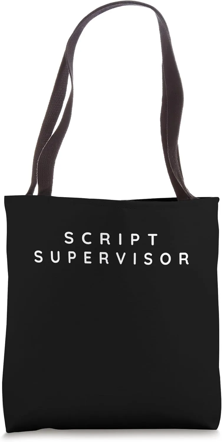 Script Supervisor / Film Script Supervisors Modern Font Tote Bag