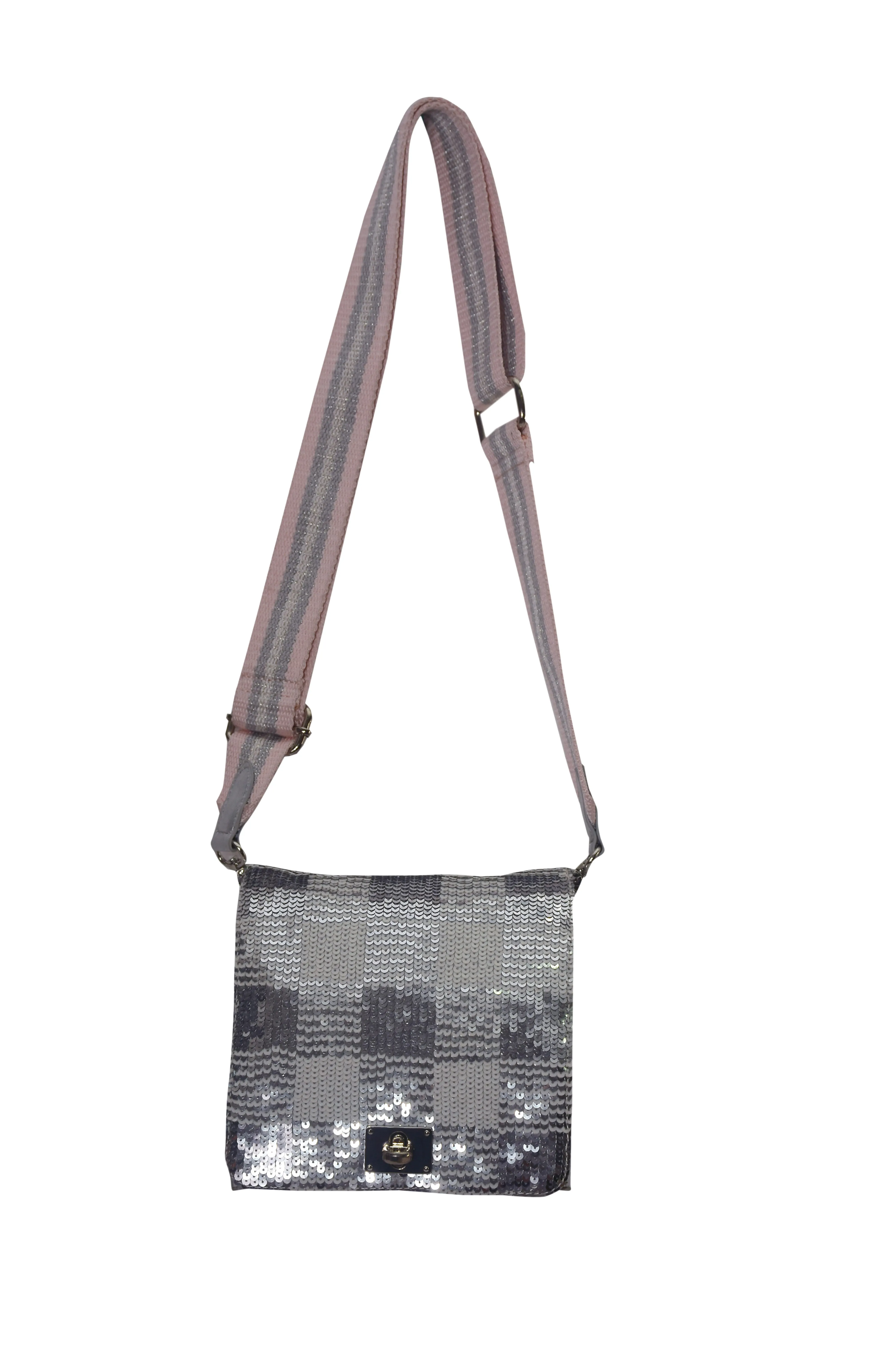Sequinned Square Crossbody