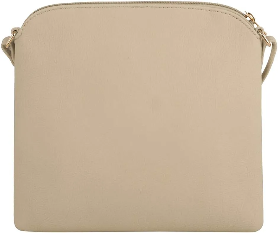 SG SUGU Lightweight Medium Crossbody Bag Shoulder Bag with Tassel and Zipper Pocket