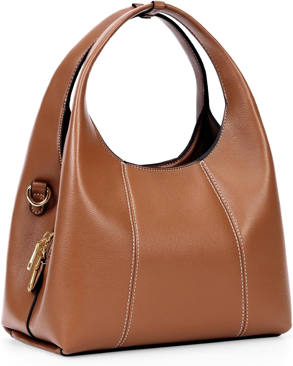 Shoulder Bag for Women Soft Grained Leather Hobo Bags Trendy Handbag Purse Satchel Crossbody for Work, Travel