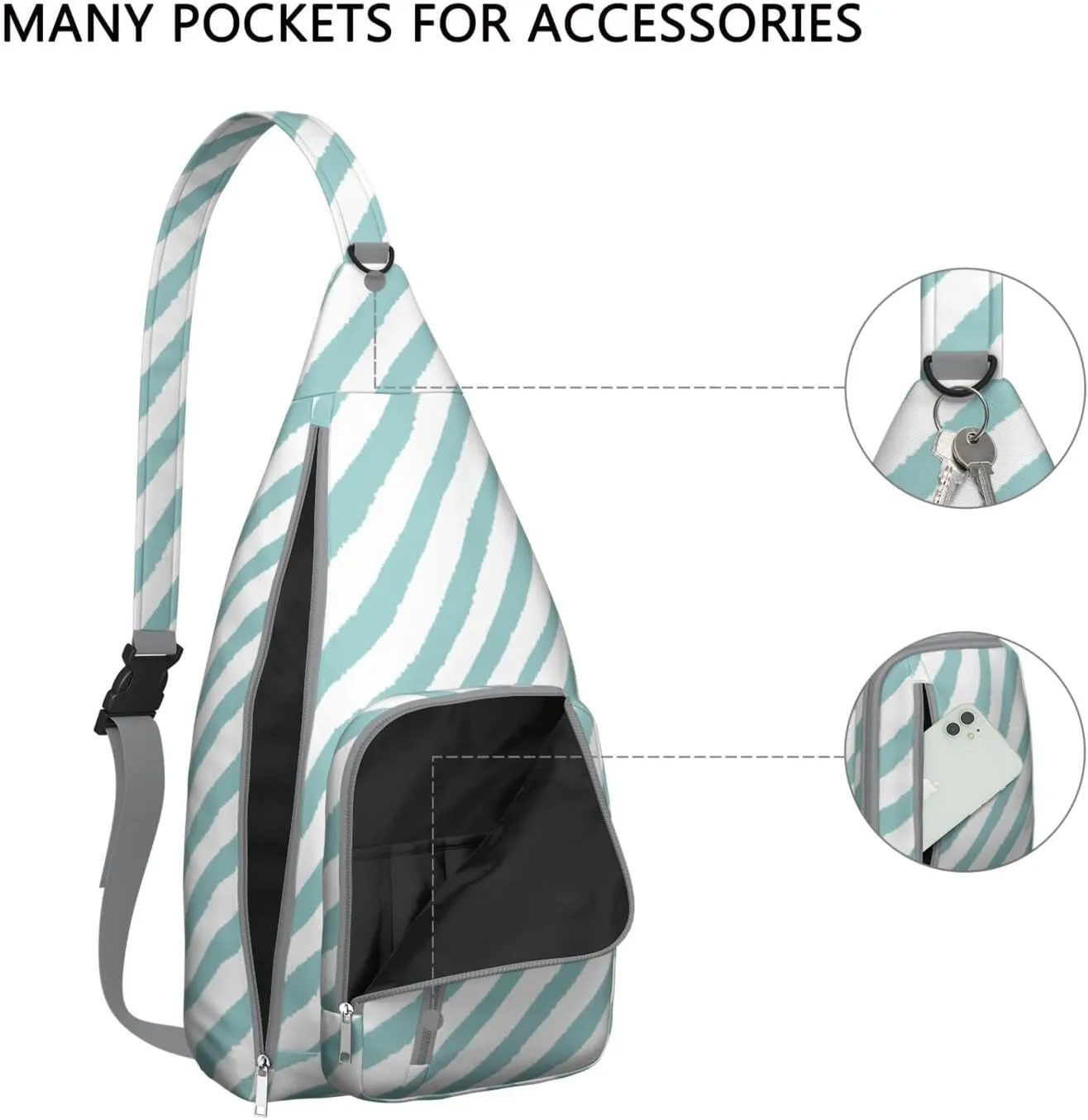 Shoulder Sling Crossbody Casual Chest Bag For Travel Sports Running,Backpack for Men & Women Lightweight Sports BagCrossbody Concealed Carry,Abstract Shoulder Bag Waterproof Chest Bag