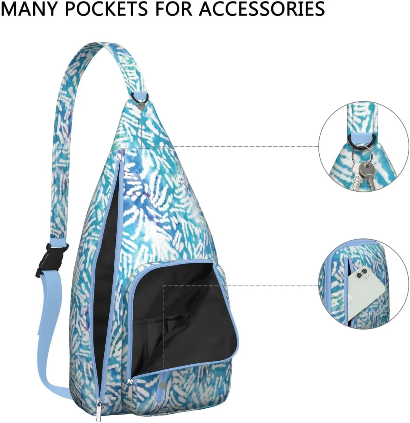 Shoulder Sling Crossbody Casual Chest Bag For Travel Sports Running,Backpack for Men & Women Lightweight Sports BagCrossbody Concealed Carry,Abstract Shoulder Bag Waterproof Chest Bag