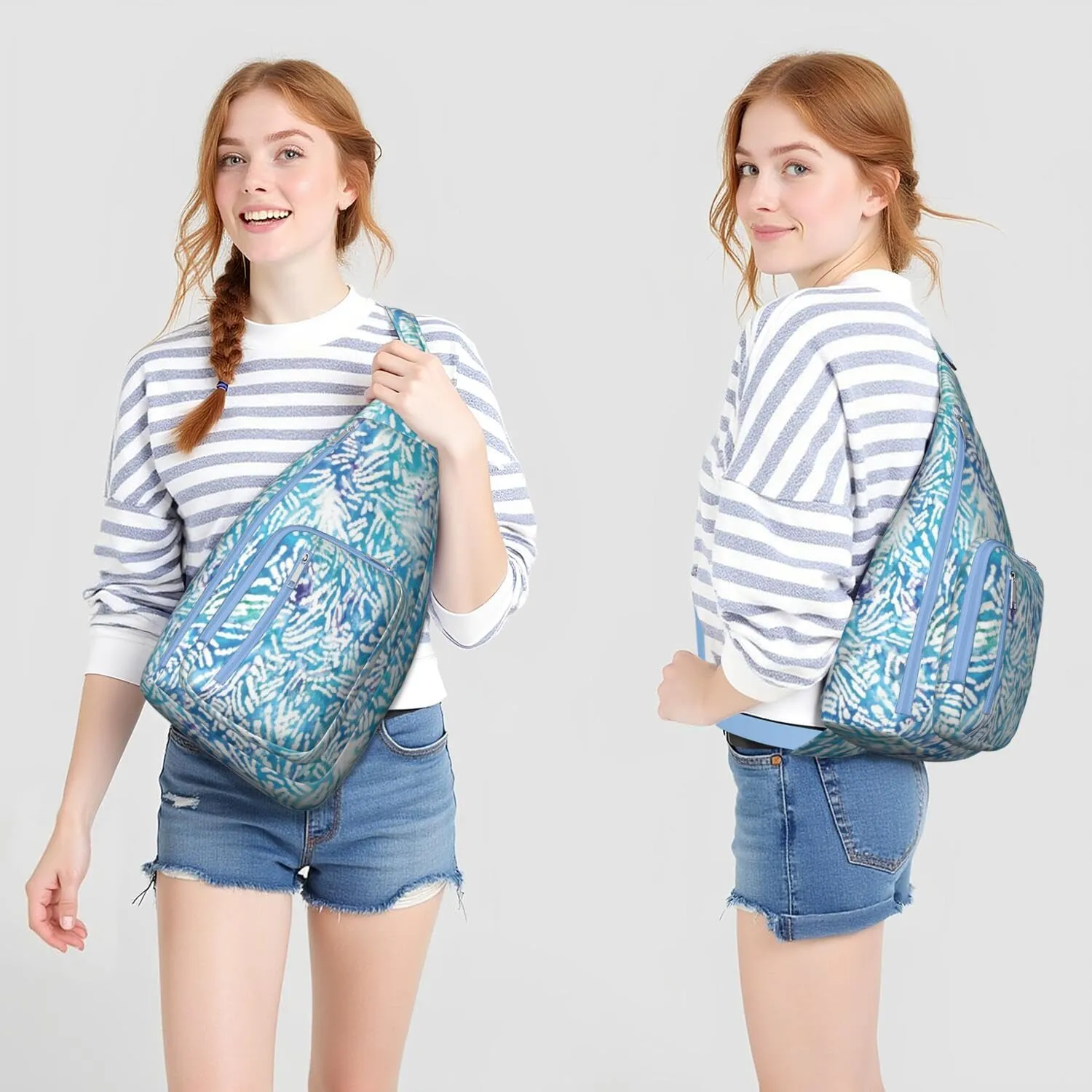 Shoulder Sling Crossbody Casual Chest Bag For Travel Sports Running,Backpack for Men & Women Lightweight Sports BagCrossbody Concealed Carry,Abstract Shoulder Bag Waterproof Chest Bag