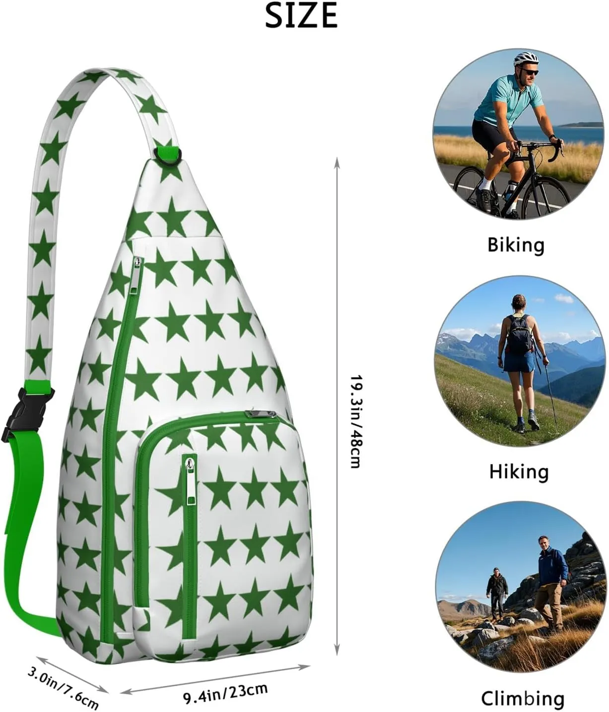 Shoulder Sling Crossbody Casual Chest Bag For Travel Sports Running,Backpack for Men & Women Lightweight Sports BagCrossbody Concealed Carry,Abstract Shoulder Bag Waterproof Chest Bag