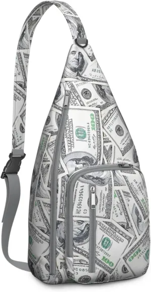 Shoulder Sling Crossbody Casual Chest Bag For Travel Sports Running,Backpack for Men & Women Lightweight Sports BagCrossbody Concealed Carry,Fashion Shoulder Bag Waterproof Chest Bag
