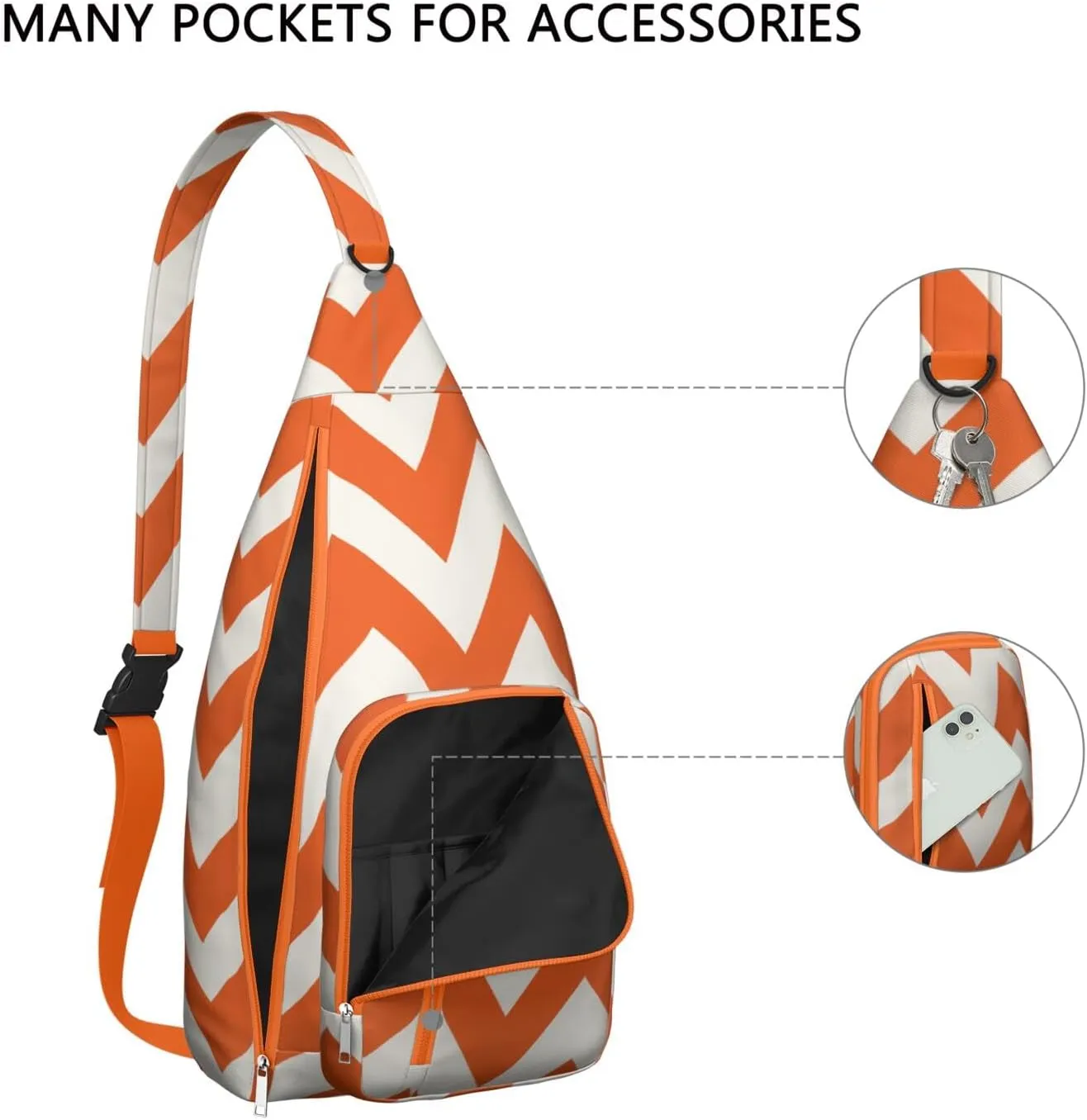 Shoulder Sling Crossbody Casual Chest Bag For Travel Sports Running,Backpack for Men & Women Lightweight Sports BagCrossbody Concealed Carry,Fashion Shoulder Bag Waterproof Chest Bag