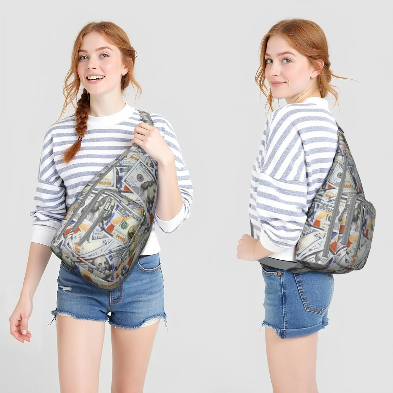 Shoulder Sling Crossbody Casual Chest Bag For Travel Sports Running,Backpack for Men & Women Lightweight Sports BagCrossbody Concealed Carry,Fashion Shoulder Bag Waterproof Chest Bag