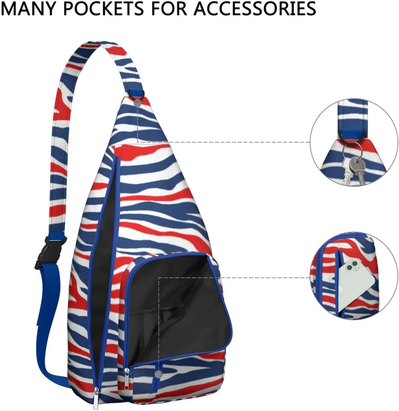 Shoulder Sling Crossbody Casual Chest Bag For Travel Sports Running,Backpack for Men & Women Lightweight Sports BagCrossbody Concealed Carry,Leopard Shoulder Bag Waterproof Chest Bag