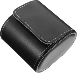 Single Slot Watch Storage Box Portable PU Watch Travel Case for Mechanical Watches Stylish Jewelry Display Organizer Against Scratches present