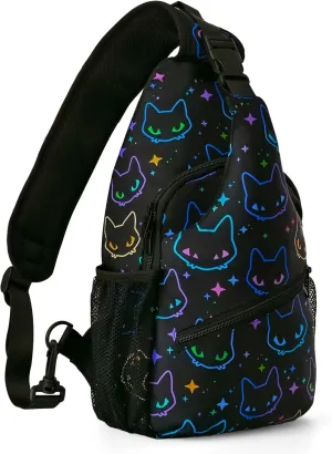 Sling Bag Crossbody Women Men Travel Chest Backpack Leisure Sports Outdoor Running Hiking