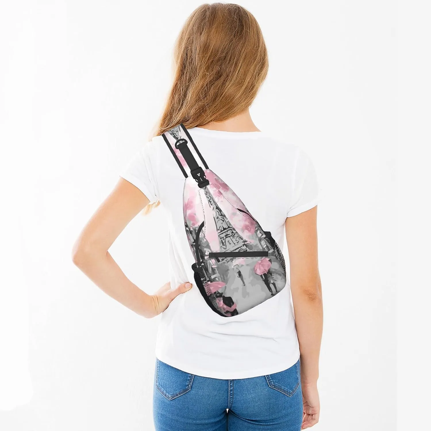 Sling Bag Crossbody Women Men Travel Chest Backpack Leisure Sports Outdoor Running Hiking