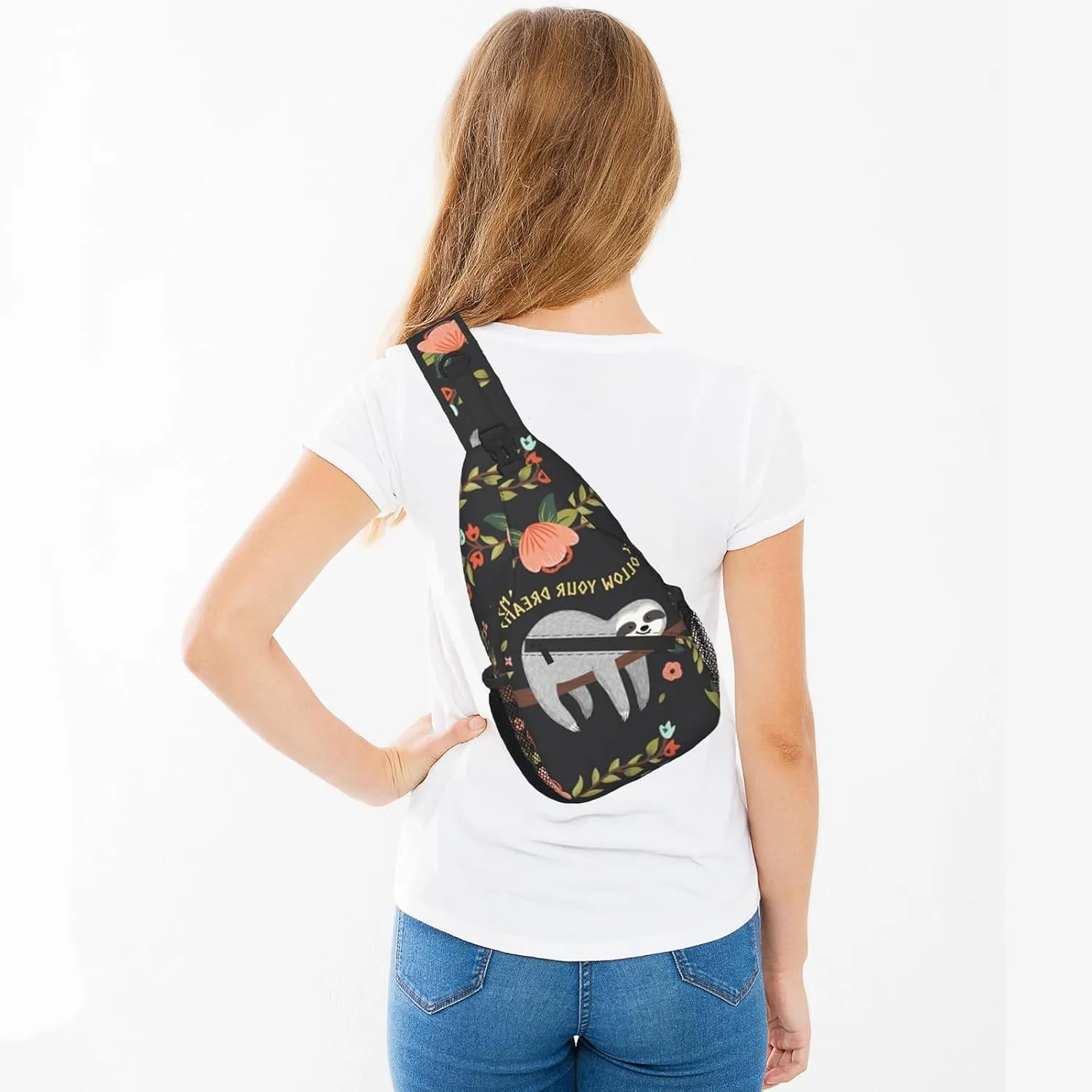 Sling Bag Crossbody Women Men Travel Chest Backpack Leisure Sports Outdoor Running Hiking