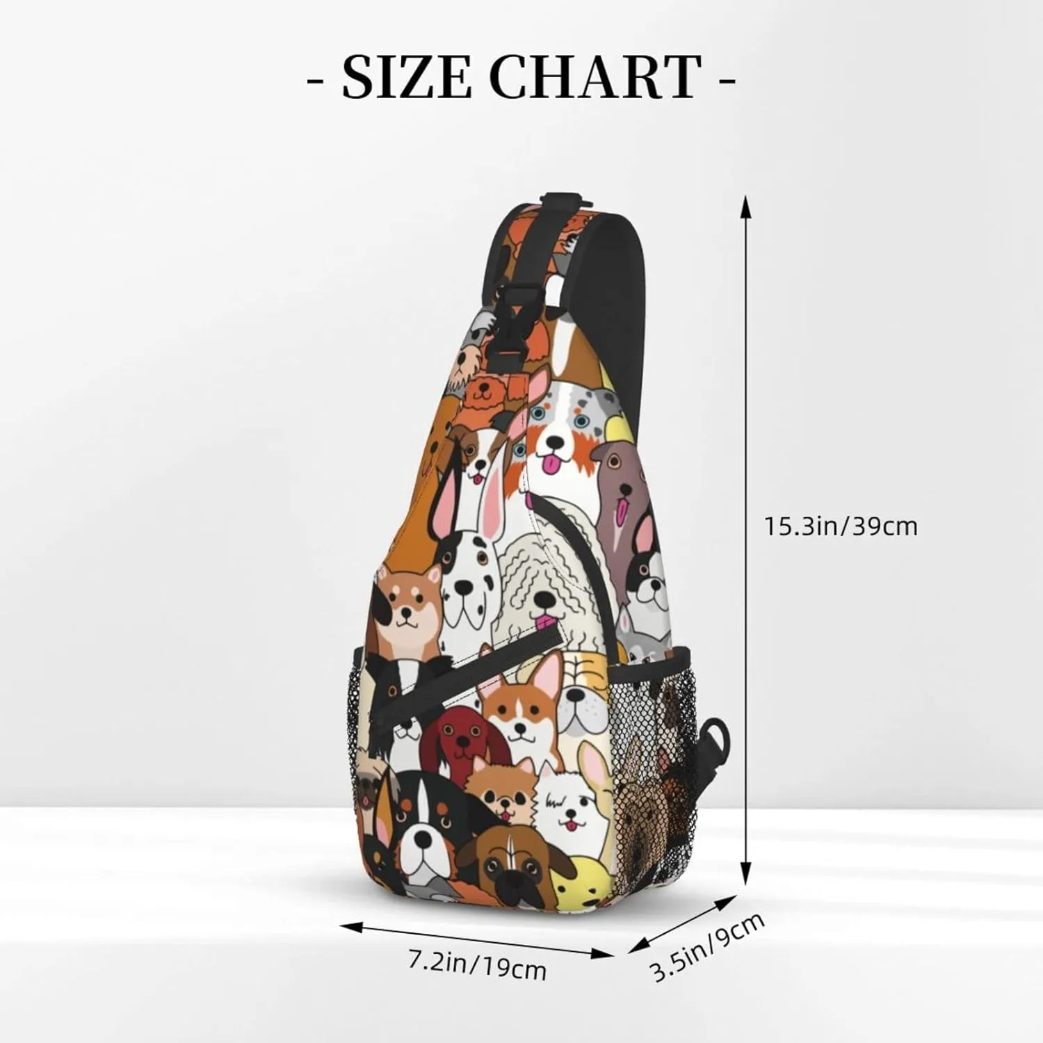 Sling Bag Crossbody Women Men Travel Chest Backpack Leisure Sports Outdoor Running Hiking