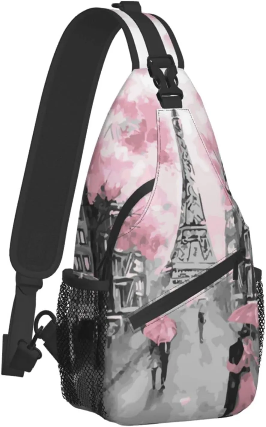 Sling Bag Crossbody Women Men Travel Chest Backpack Leisure Sports Outdoor Running Hiking