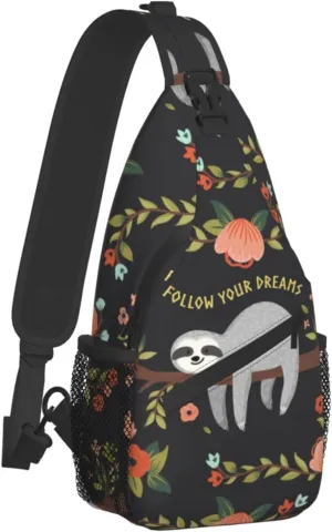 Sling Bag Crossbody Women Men Travel Chest Backpack Leisure Sports Outdoor Running Hiking