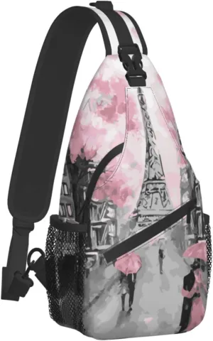 Sling Bag Crossbody Women Men Travel Chest Backpack Leisure Sports Outdoor Running Hiking