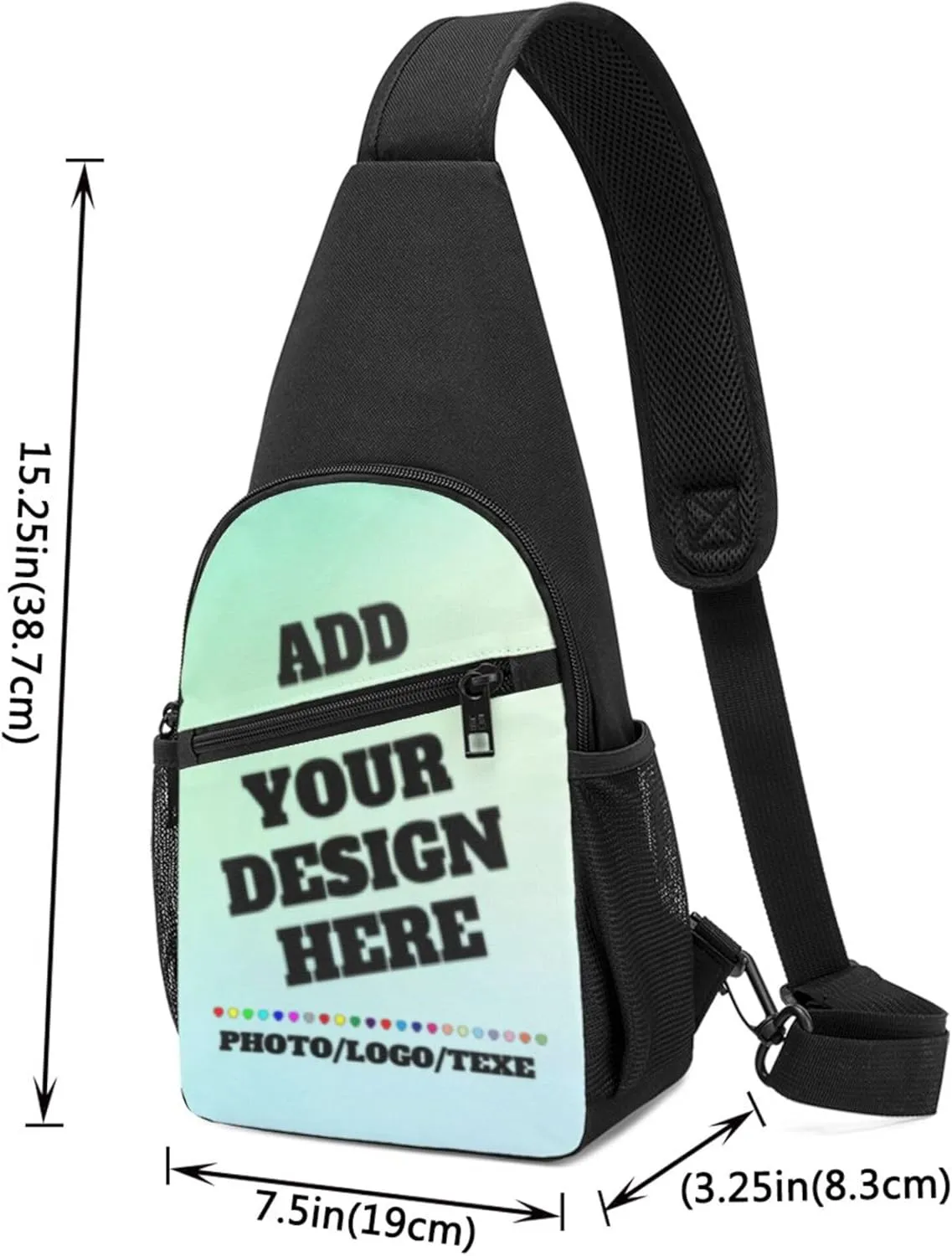 Sling Bag Custom bag Personalized Shoulder Daypacks Crossbody Bags Leisure Sports Outdoor