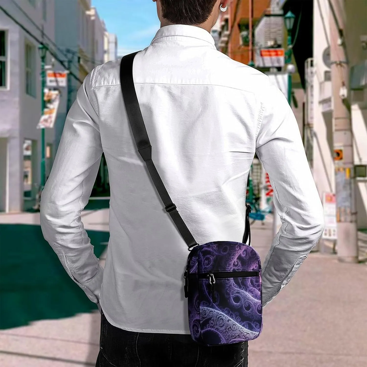 Small Crossbody Bag for Women, Casual Mini Shoulder Pouch Portable Travel Purse Cell Phone Bag