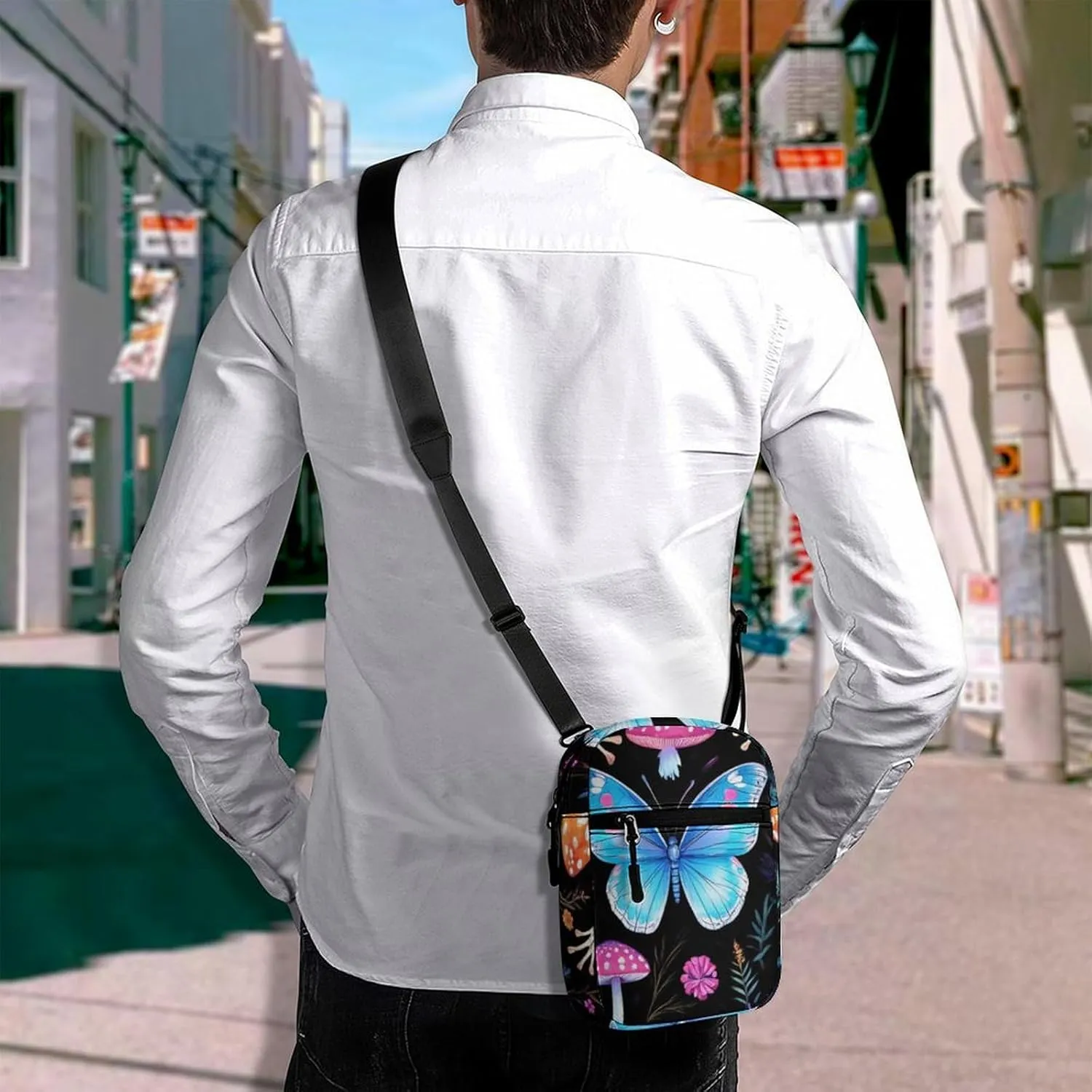 Small Crossbody Bag for Women, Casual Mini Shoulder Pouch Portable Travel Purse Cell Phone Bag