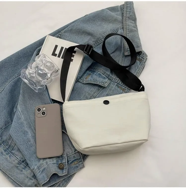 Small Crossbody Bag for Women Lightweight Dumpling Purse Minimalist Shoulder Handbag Casual Versatile Daily Travel Satchel