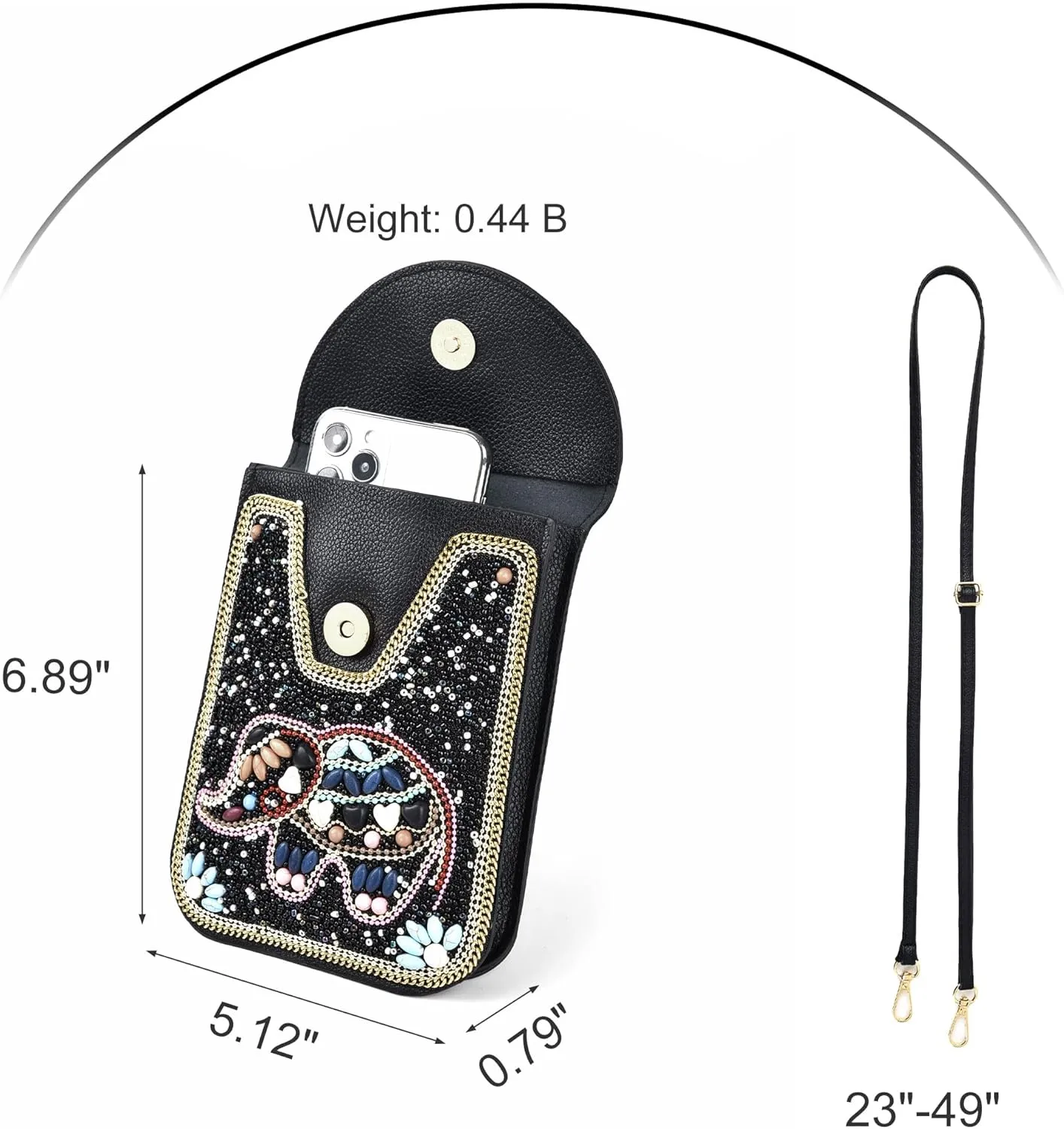 Small Crossbody Bags for Women Designer Gypsy Cell Phone Bag Boho Shoulder Wallet Purse