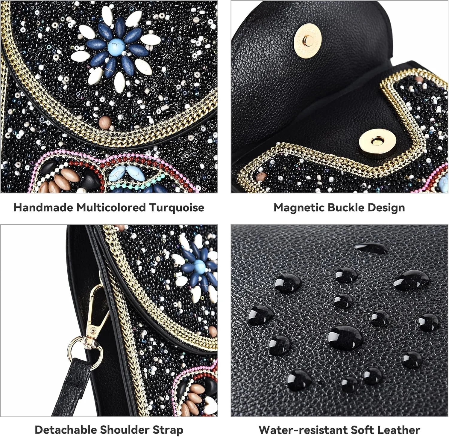 Small Crossbody Bags for Women Designer Gypsy Cell Phone Bag Boho Shoulder Wallet Purse