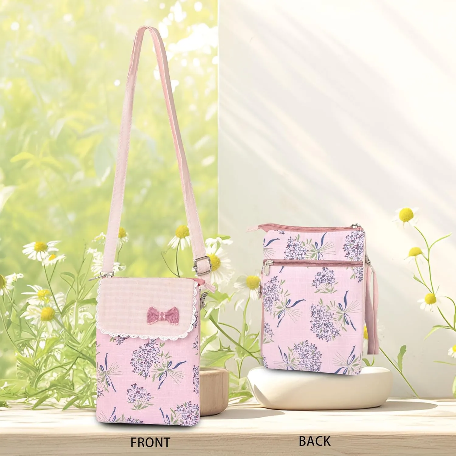 Small Crossbody Cell Phone Purse Crossbody Bag Phone Wallet for Women Small Boho Cell Phone Pouch Purse Mini Bags