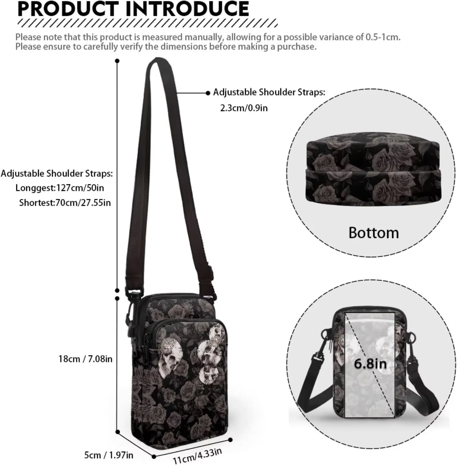 Small Crossbody Phone Bag for Women Cell Phone Purse Wallet Cute Shoulder Bag