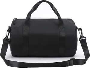 Small Gym Bag for Women Lightweight Mini Sport Bag Gym Tote Bag Duffle Pack for Workout Yoga Swimming Dance(Black)